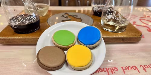 Wine & Cookie Flights and Cookie Pop Up