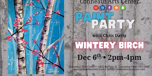 Wintery Birch Paint Party
