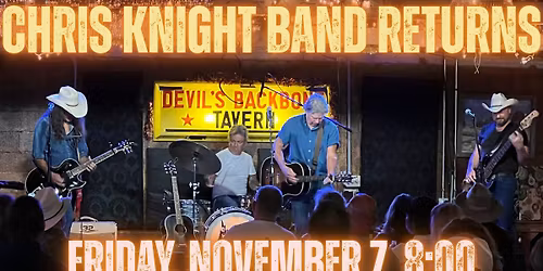 Chris Knight at Devil's Backbone Tavern, Fischer, TX