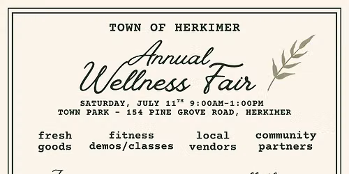 Town of Herkimer Annual Wellness Fair