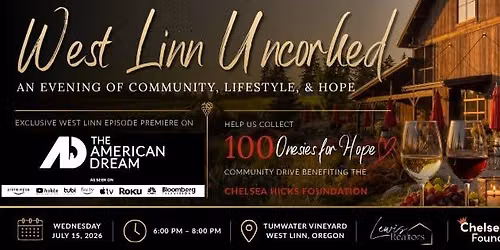 West Linn Uncorked: An Evening of Community, Lifestyle & Hope
