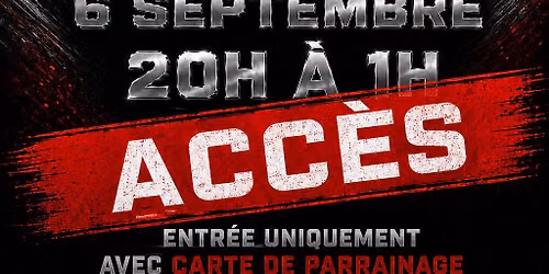 Affiche ANNEX TRAINING SOCIAL CLUB BACHATA (entrée uniquement sur carte de parrainage ou carte d’accès)