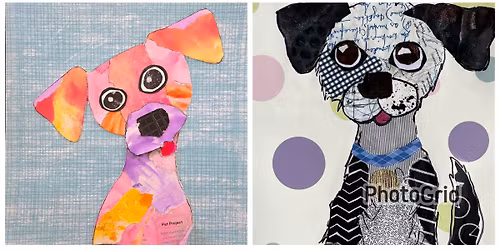 Scrappy Dog or Cat Collage