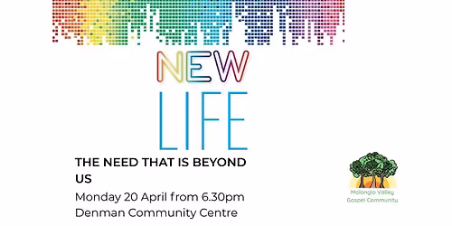 New Life Session 4: The Need That Is Beyond Us