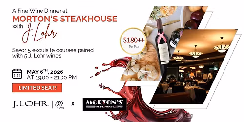 Wine Pairing with 5-course | Morton's Steakhouse x JLOHR | Limited Seat
