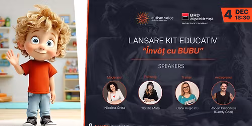 Lansare KIT Educativ \u2013 \u201e\u00cenv\u0103\u021b cu Bubu\u201d
