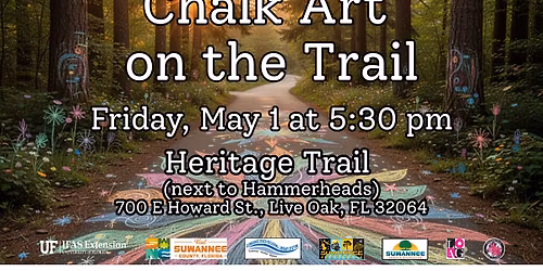 Chalk Art on the Trail