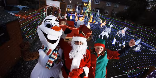 Team Mikayla christmas light switch on 