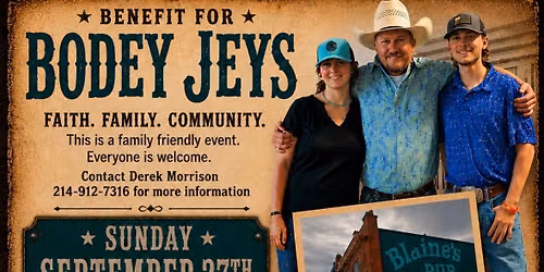 \ud83e\udde1Benefit for Bodey Jeys & family