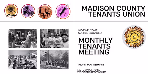 MCTU Monthly Meeting - Jan. 2026