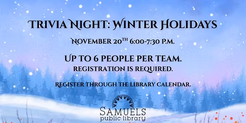 Trivia Night: Winter Holidays