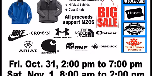 Mt. Zion Christian School Sale & Fundraiser. Spread the Word!