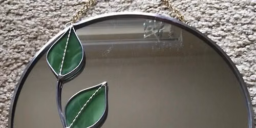 06-28-2026 Mirror with butterfly - Beginner stained glass