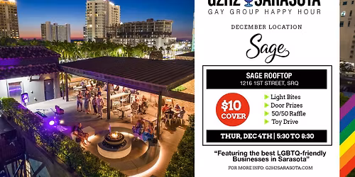 December G2H2 Sarasota | Sage Rooftop + Toy Drive