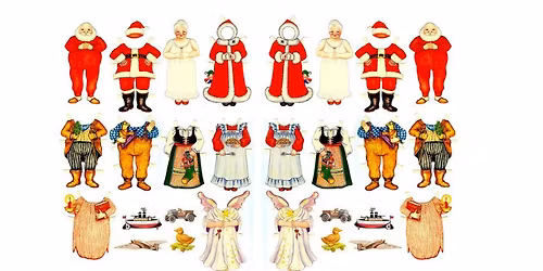 Family Fun To-Go Crafts : Victorian Paper Dolls