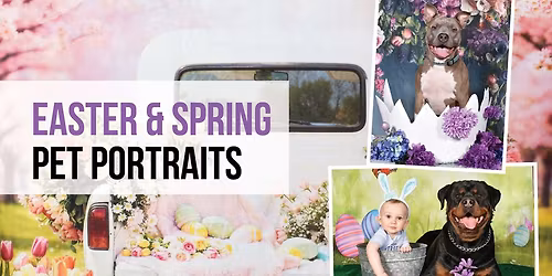 Easter and Spring Pet Portraits CocoMutts Saturday March 28th 2026 10-4 call 613 831 1828 to book