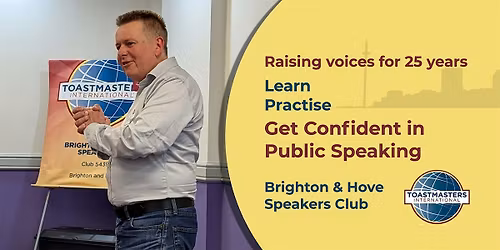 Brighton & Hove Speakers - Learn and Practise Public Speaking