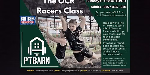 OCR Racers Class at The P.T Barn