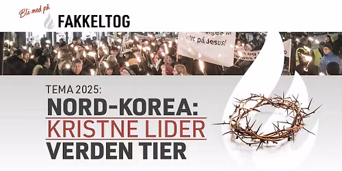 Fakkeltog til st\u00f8tte for forfulgte kristne