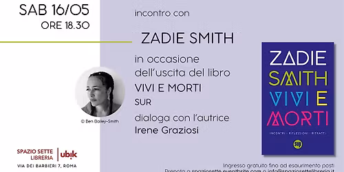 Incontro con Zadie Smith