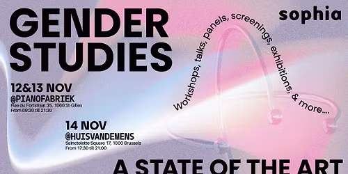 CONFERENCE: Gender studies in Belgium - A state of the art