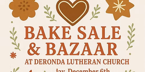 Bake Sale & Bazaar at Deronda Lutheran Church