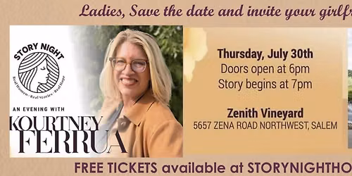 Story Night Featuring Kourtney Ferrua