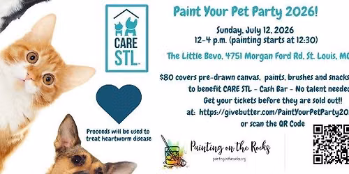 Paint Your Pet Party 2026 is Back at The Little Bevo!!