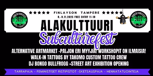 Alakulttuurifest Subculturefest -25