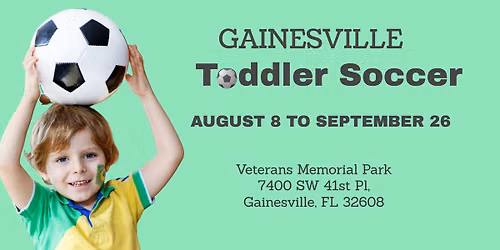 Gainesville Toddler Soccer