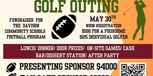 Golf Outing- Davison Community Schools Football Programs