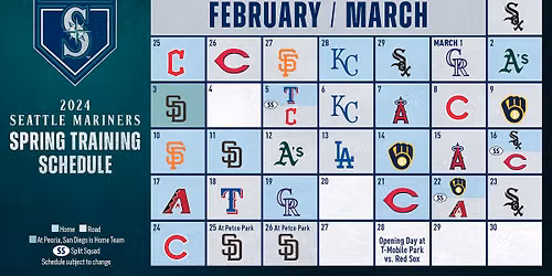 Spring Training: Seattle Mariners at San Diego Padres