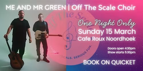 Me & Mr Green goes OFF THE SCALE! - A Summer Outdoor Concert