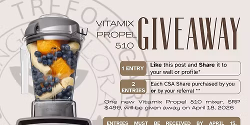 Blending the Harvest- Vitamix Giveaway