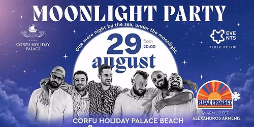MOONLIGHT PARTY at Corfu Holiday Palace Beach | The Ricci Project Live