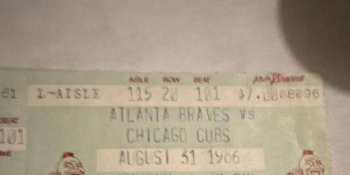 Atlanta Braves at Chicago Cubs Tickets