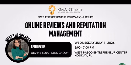 FREE CLASS - Online Reviews and Reputation Management