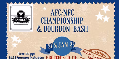AFC \/ NFC Championship and Bourbon Bash