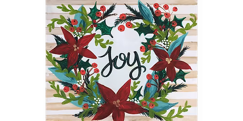 Joyful Wreath - Paint and Sip in Fishkill | Classpop!\u2122