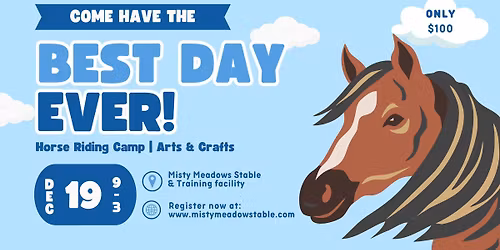 Best Day Ever: Equestrian Day Camp