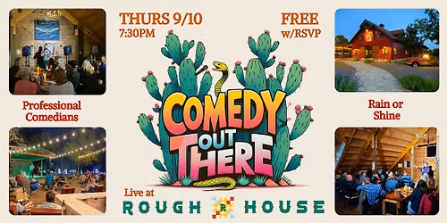 Comedy Out There at Roughhouse Brewing - FREE w\/RSVP