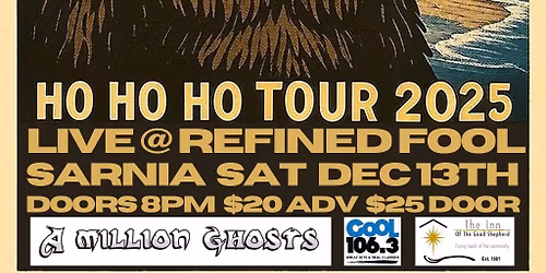 Bobnoxious Ho Ho Ho Tour 2025 Sarnia The Refined Fool