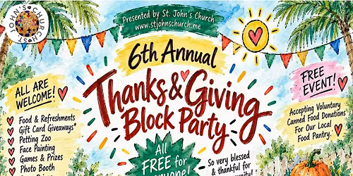 6th Annual Thanks & Giving Block Party