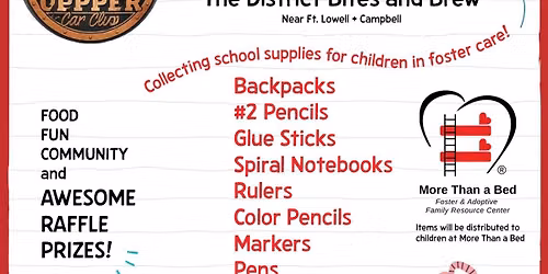 3rd Annual back to School drive