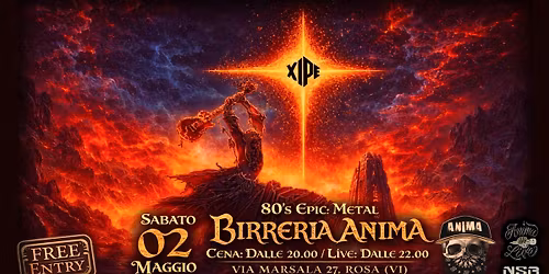 XIPE - 80's Epic Metal @ANIMA(Cena + Live)