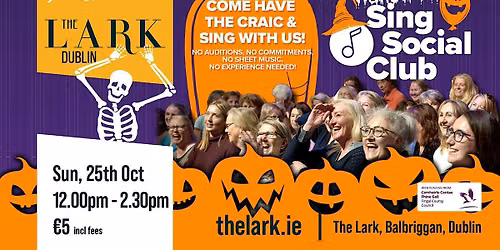 SING SOCIAL CLUB - 25 Oct - HALLOWEEN SPECIAL