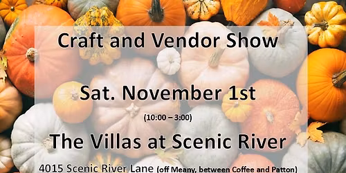 November Craft and Vendor Show