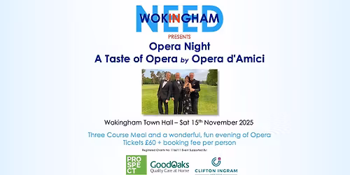 Opera Night - A Taste of Opera by Opera d'Amici