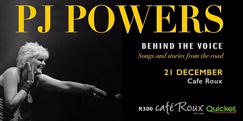 PJ Powers presents Behind the Voice - A Golden Circle Concert