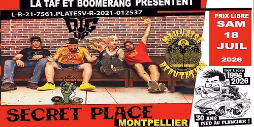La TAF & BOOMERANG pr\u00e9sentent DIG UP  Festival #4 - Samedi 18 Juillet 2026 - Prix libre 